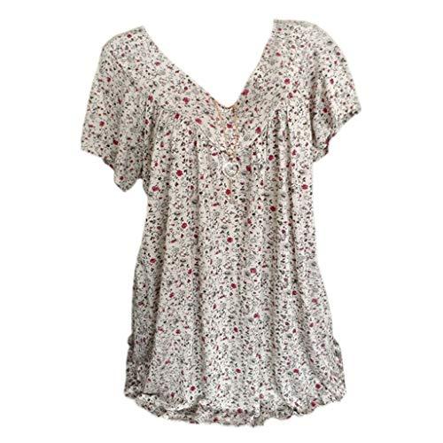 Algopix Similar Product 6 - Womens Loose Plus Size Floral Print