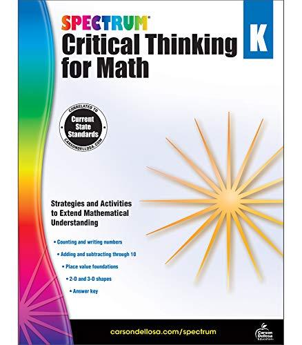 Algopix Similar Product 1 - Spectrum  Critical Thinking for Math