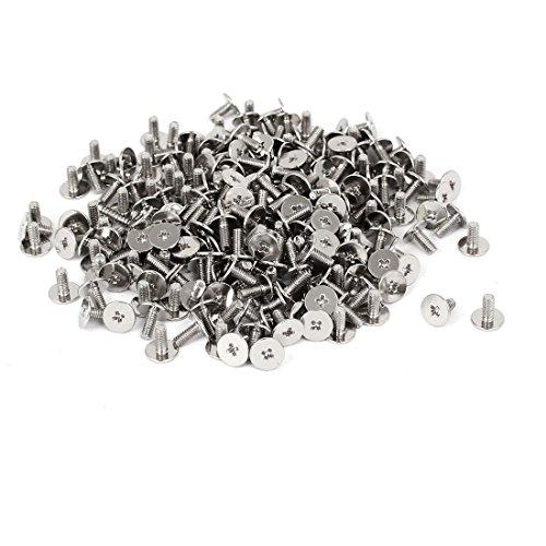 Algopix Similar Product 12 - uxcell CM25x6mm Nickel Plated Phillips
