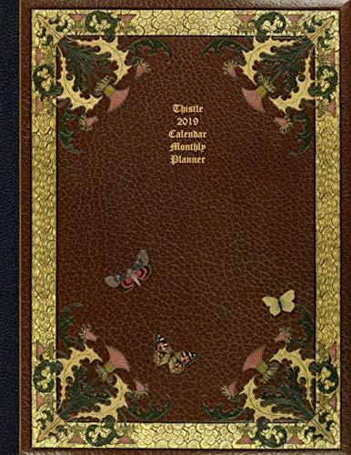 Algopix Similar Product 11 - Thistle 2019 Calendar Monthly Planner