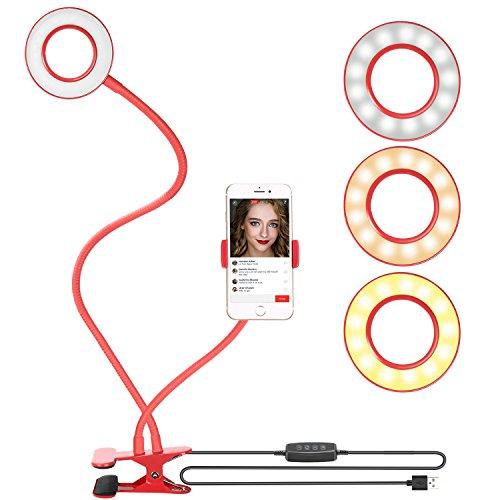 Algopix Similar Product 15 - Neewer Clampon Selfie Ring Light with