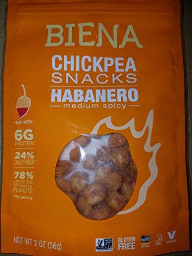 Algopix Similar Product 3 - Biena Chickpea Snacks Habanero 2oz 