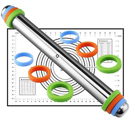 Algopix Similar Product 1 - Rolling Pins for Baking with Thickness