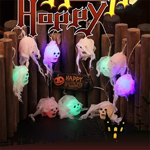 Algopix Similar Product 1 - CapsA Halloween LED Lights White Gauze