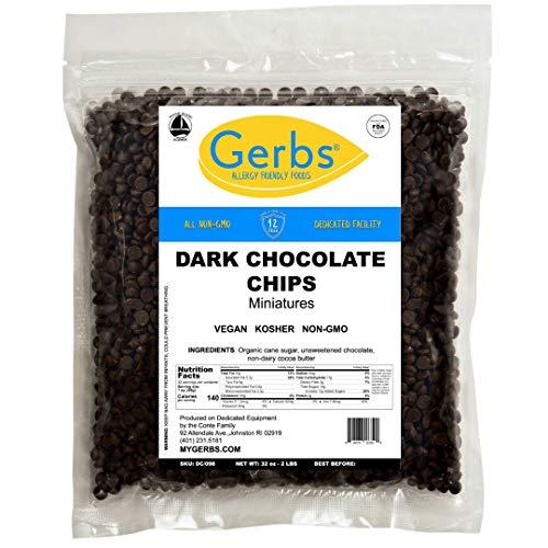 Algopix Similar Product 7 - Gerbs Mini Dark Chocolate Chips 2 LBS