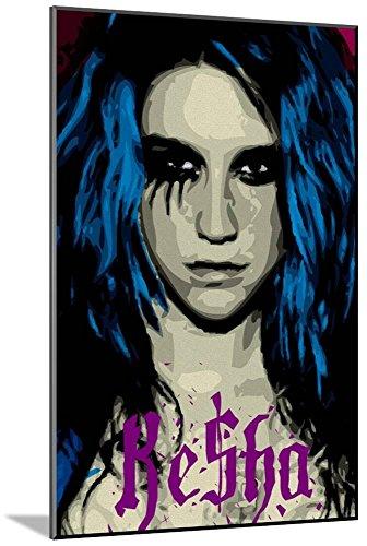 Algopix Similar Product 3 - ArtEdge Keha Kesha Face Picture Blue