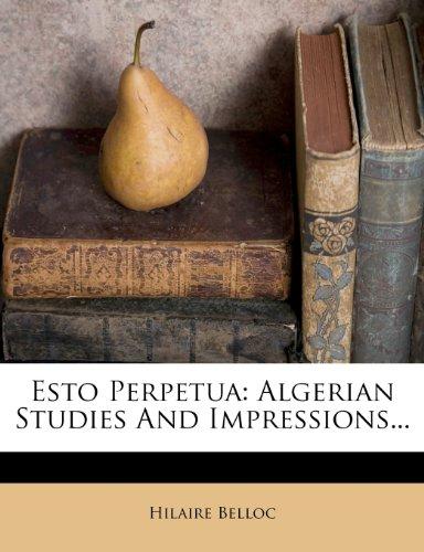 Algopix Similar Product 13 - Esto Perpetua Algerian Studies And