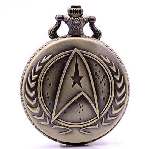 Algopix Similar Product 16 - Movie Star Trek Quartz Pocket Watch