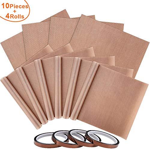 Algopix Similar Product 11 - Isbasa 14 Pack Teflon Sheet and High