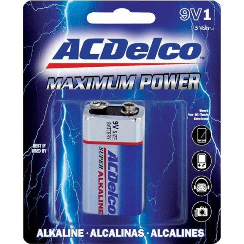 Algopix Similar Product 9 - AC Delco 9V Maximum Power Alkaline