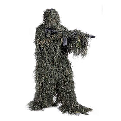 Algopix Similar Product 4 - Pinty Ghillie Suit 3D 4Piece with Bag