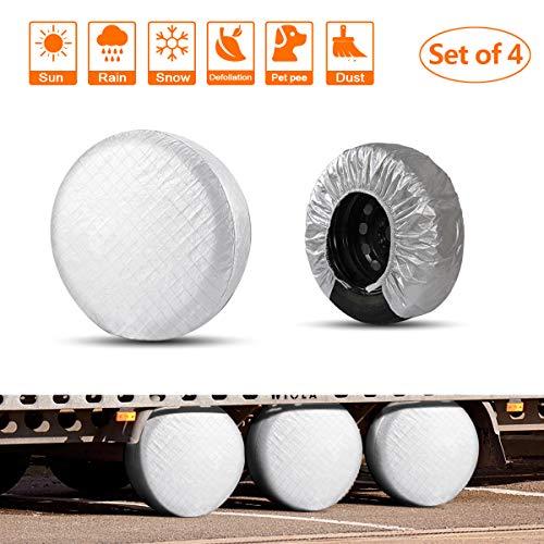 Algopix Similar Product 2 - HEALiNK Rv Tire Covers Set of 4 for RV