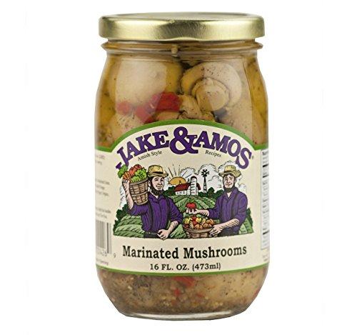 Algopix Similar Product 15 - Jake & Amos Marinated Mushrooms (3 pack)