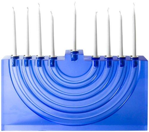 Algopix Similar Product 17 - Jonathan Adler Lucite Menorah, Blue