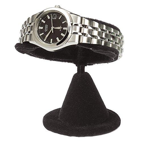 Algopix Similar Product 3 - SSWBasics Horizontal Black Velvet Watch
