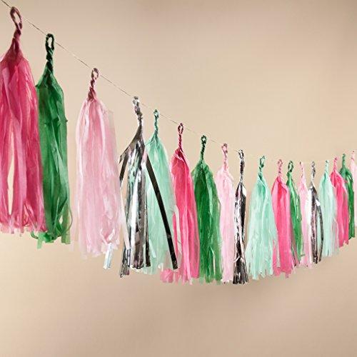 Algopix Similar Product 13 - ANKIT 50 Ft Rainbow Fringe 20 Tassels