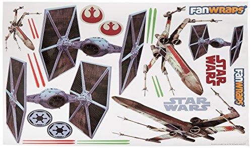 Algopix Similar Product 15 - FanWraps Star Wars TIEXWing Vehicle