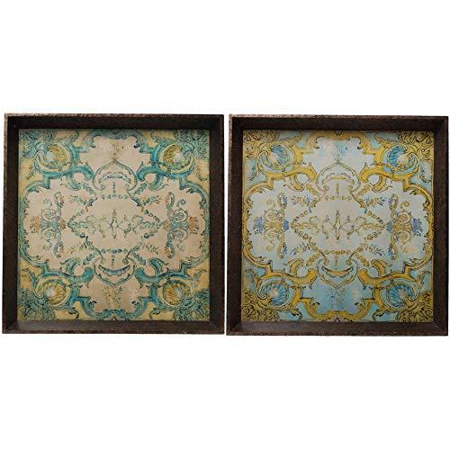 Algopix Similar Product 10 - Benzara Artistically Crafted Wooden Set