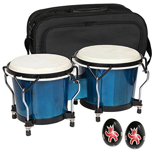 Algopix Similar Product 2 - X8 Drums X8BNGENDVBLPKG Blue Bongo