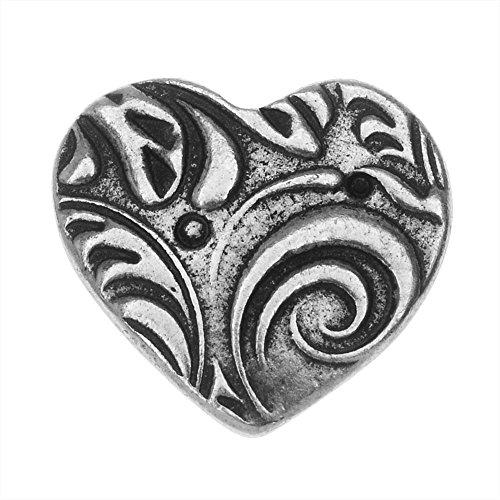 Algopix Similar Product 11 - TierraCast Button Amor Heart
