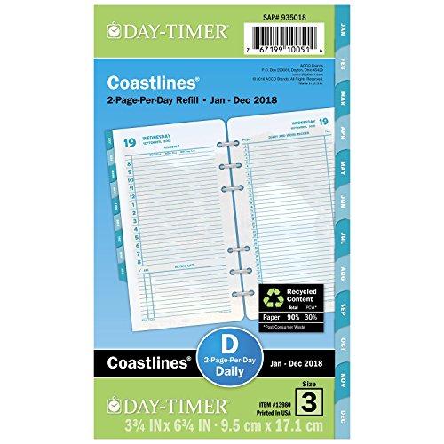 Algopix Similar Product 20 - DayTimer Refill 2018 Two Page Per