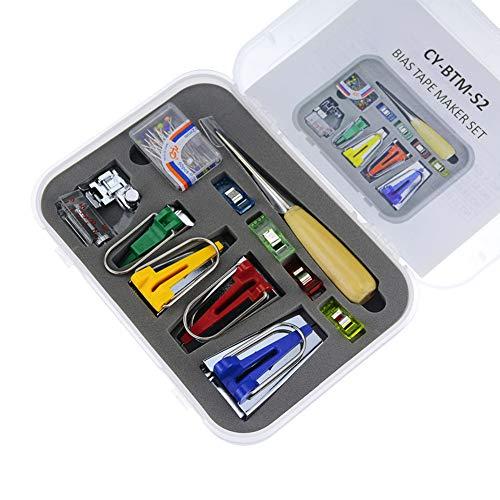 Algopix Similar Product 15 - Bias Tape Maker Set 6MM 12MM 18MM 25MM