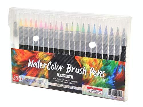Algopix Similar Product 1 - Brush Pens Brush Markers for