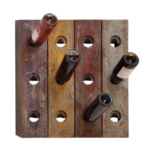 Algopix Similar Product 4 - Urban Designs Aged Wood Multicolor Wine