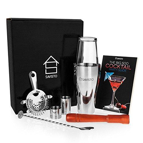 Algopix Similar Product 14 - Savisto Premium 8 Piece Cocktail Set