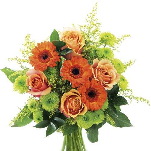 Algopix Similar Product 12 - KaBloom Tangerine Dream with Daisies