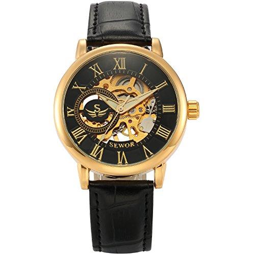 Algopix Similar Product 6 - HELMASK watch  Synthetic Leather Black