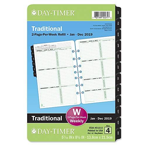 Algopix Similar Product 9 - DayTimer 2019 Weekly Planner Refill