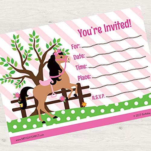 Algopix Similar Product 3 - Birthday Direct Playful Pony 8ct