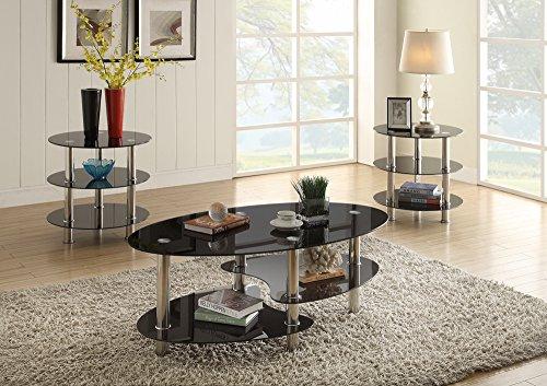 Algopix Similar Product 5 - Benzara BM167149 Tinted Glass Table Set