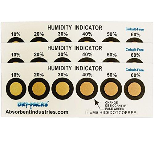 Algopix Similar Product 13 - Humidity Indicator Cards Cobalt Free 6