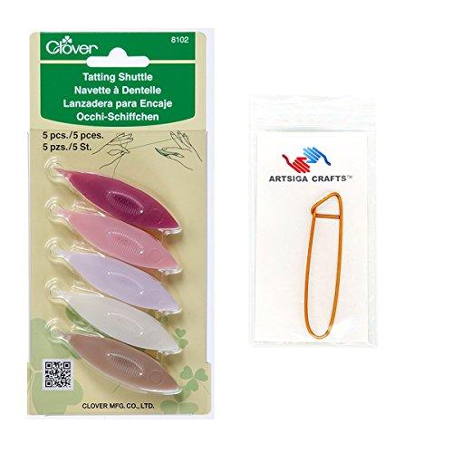 Algopix Similar Product 12 - Clover Plastic Tatting Shuttles
