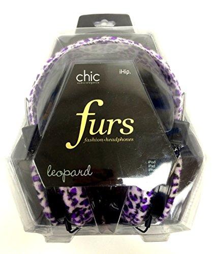 Algopix Similar Product 4 - Ihip Furs Fashion Headphones Purple