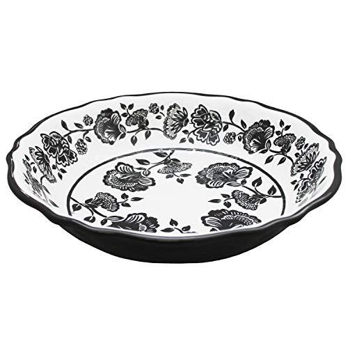 Algopix Similar Product 9 - Jardin Black Melamine Salad Bowl by Le