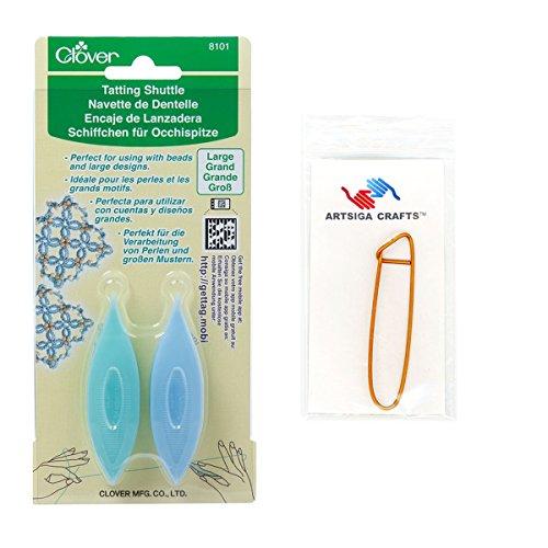 Algopix Similar Product 11 - Clover Plastic Tatting Shuttles