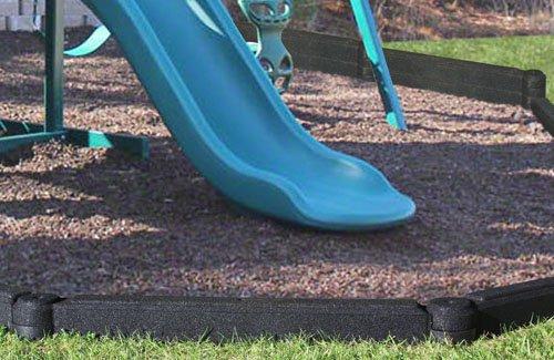 Algopix Similar Product 20 - FlexiStack 4 Foot Rubber Border - Black