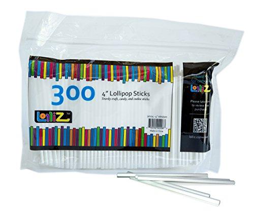 Algopix Similar Product 6 - LolliZ 4 in. Lollipop Sticks 300 Count