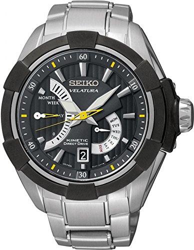 Algopix Similar Product 6 - Seiko Velatura Kinetic Black Dial