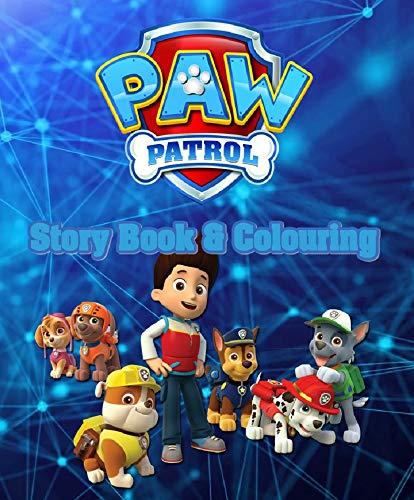 Algopix Similar Product 16 - Paw Patrol Story Book  Colouring 2 in