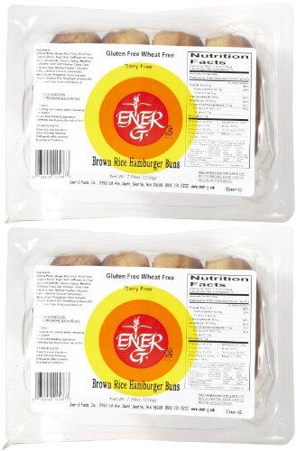 Algopix Similar Product 5 - EnerG Foods Brown Rice Hamburger Buns
