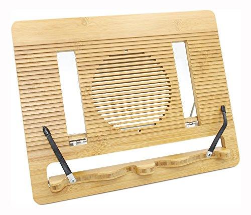 Algopix Similar Product 8 - Bamboo Reading Cook Book Stand