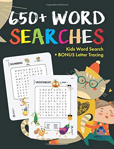 Algopix Similar Product 2 - Kids Word Search 650 Word Searches