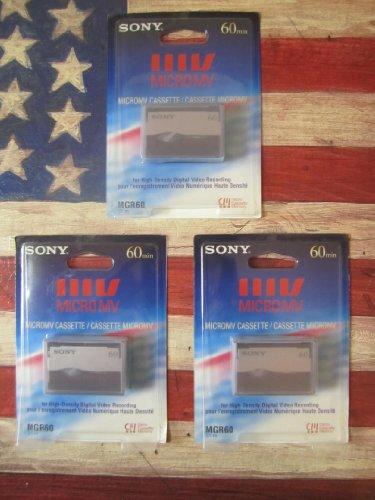 Algopix Similar Product 9 - Sony MGR 60 Micro MV tape  1 x 60min
