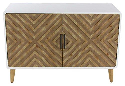 Algopix Similar Product 12 - Benzara 2 Door Wood and Metal Cabinet