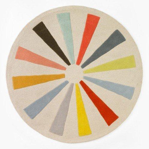 Algopix Similar Product 20 - DwellStudio Pinwheel 5' Round Rug