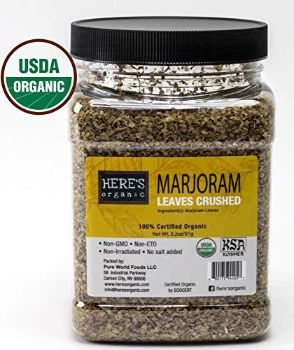 Algopix Similar Product 19 - Organic Marjoram Leaves  USDA